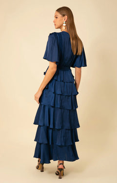 Ainsley Dress Solid - Indigo