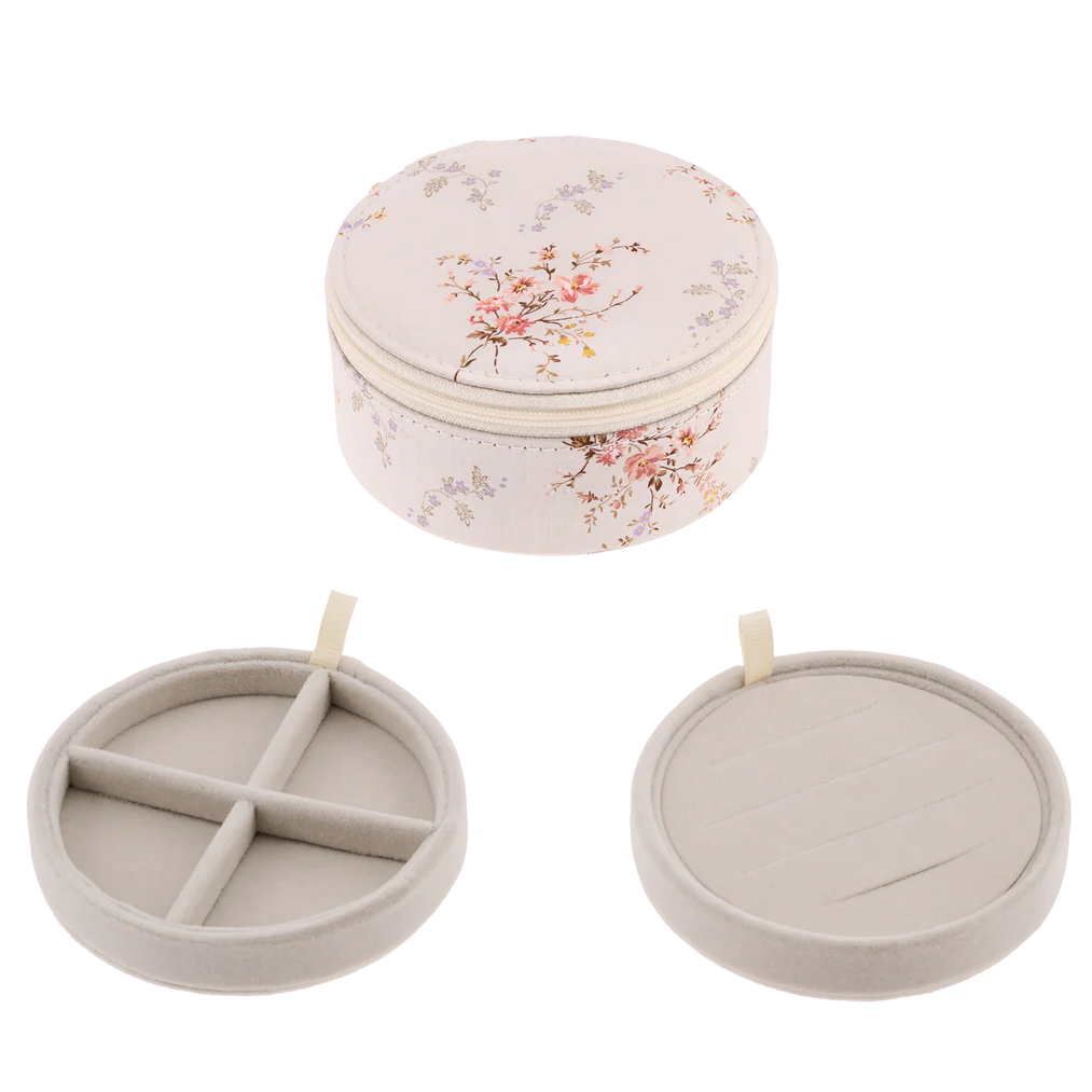 Jewelry Box Round Mw Liberty - Garden Blooms