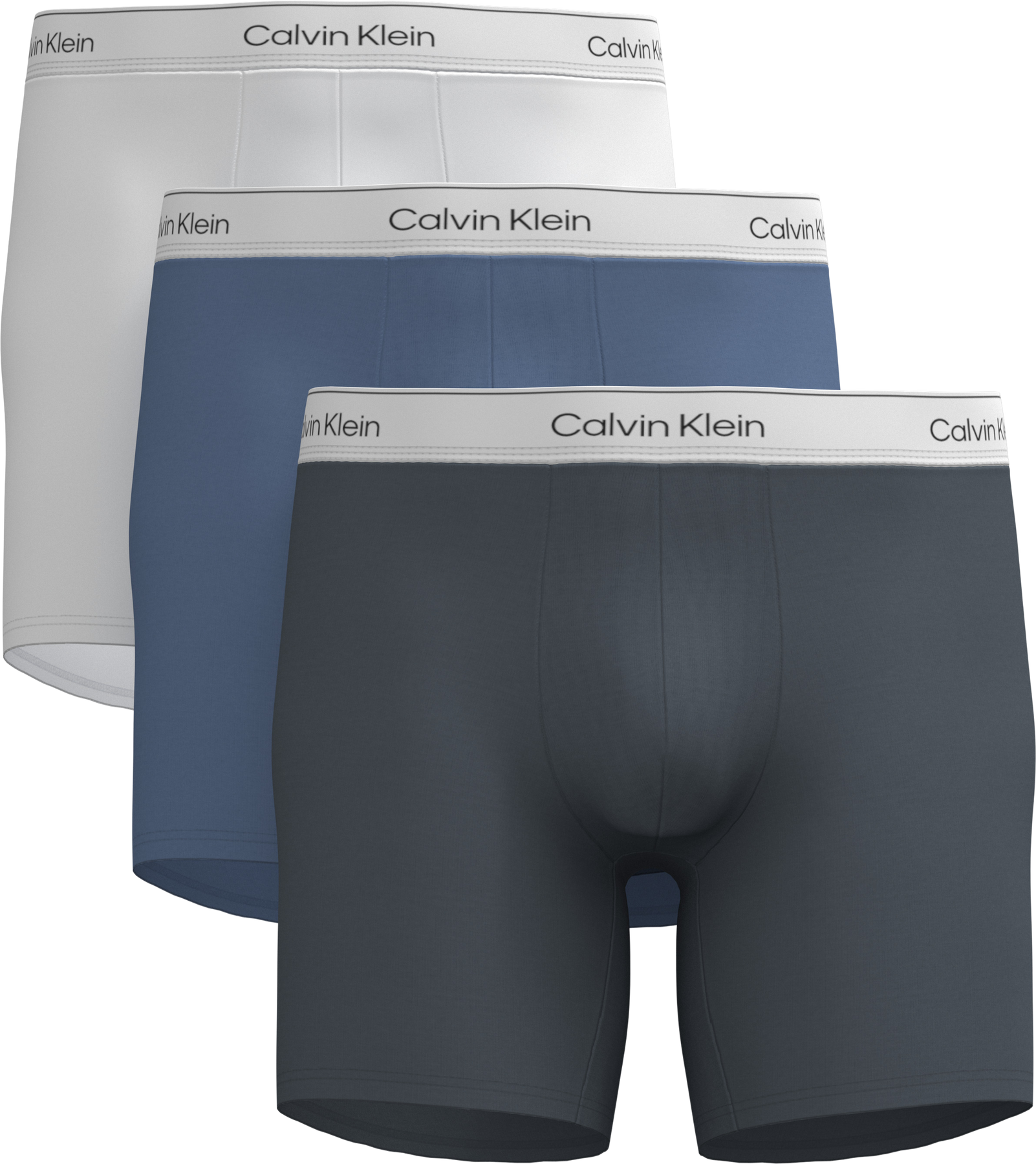 Boxer Brief 3Pk - White/Blue Tulip/Turbulence