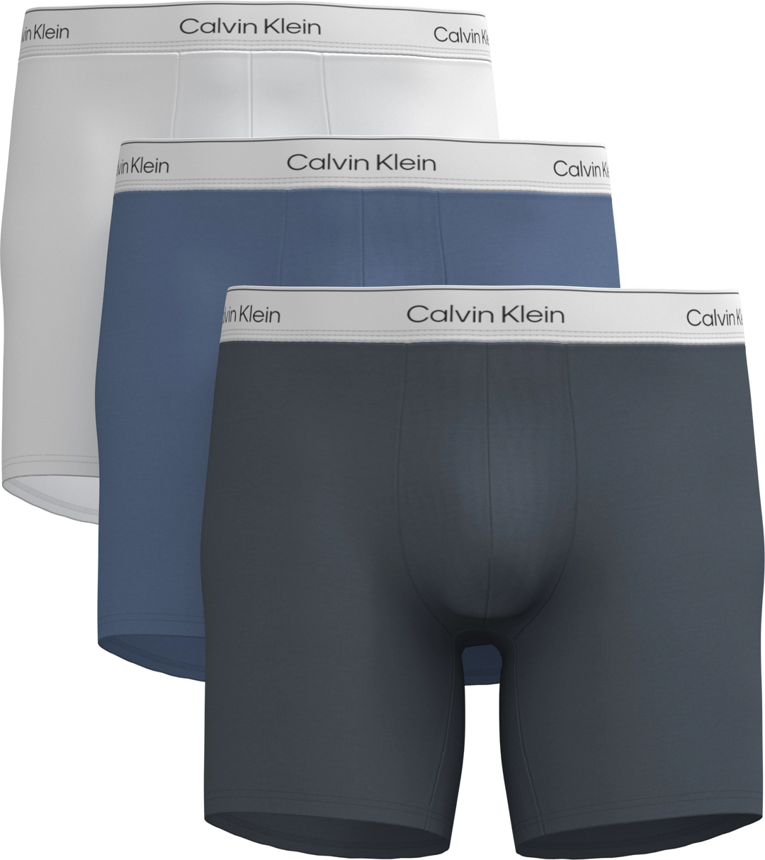 Boxer Brief 3Pk - White/Blue Tulip/Turbulence