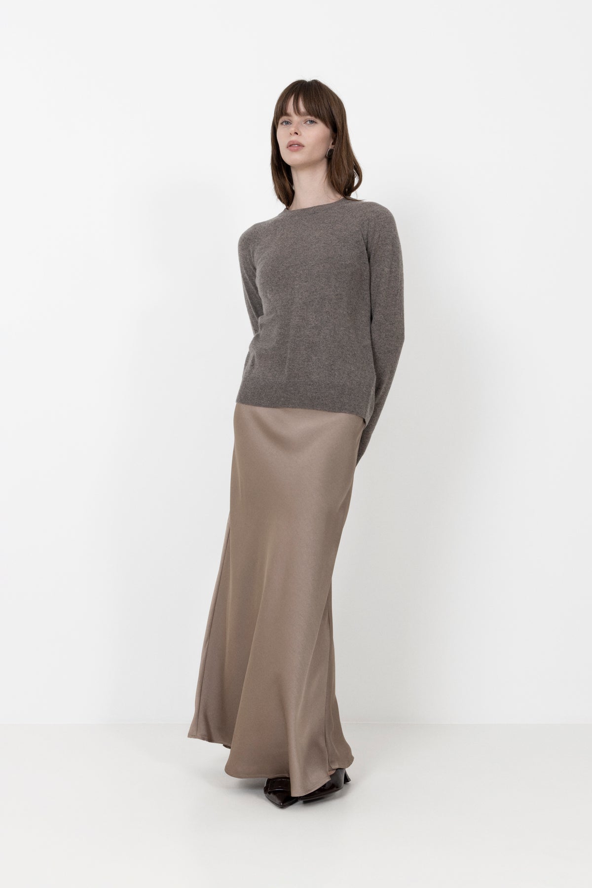 Boston O-Neck - Grey Blue Mel.