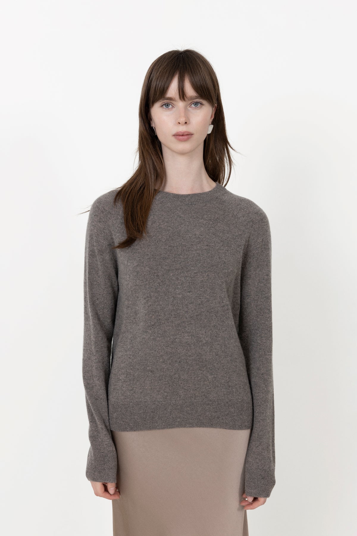 Boston O-Neck - Grey Blue Mel.