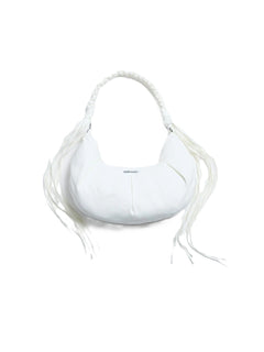 Cocoon Denim Small Bag - White