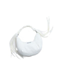 Cocoon Denim Micro Bag - White