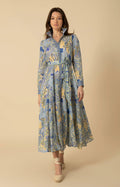 Clementine Long Dress - Blue