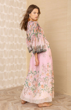 Alanna Long Dress - Pink