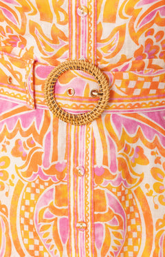 Davina Maxi Dress - Orange