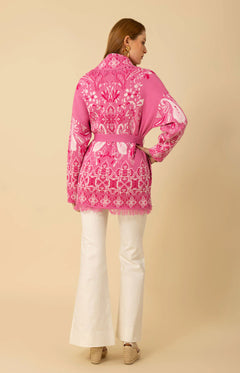 Capri Cardigan Short - Pink