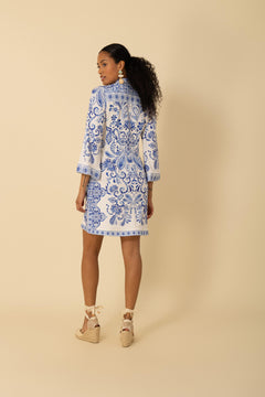 Kathryn Short Dress - Navy