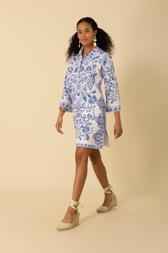 Kathryn Short Dress - Navy
