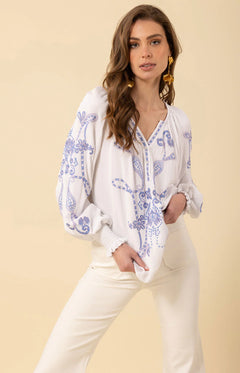 Jemma Blouse - Blue