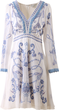 Cassandra Short Dress - Blue