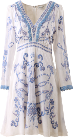 Cassandra Short Dress - Blue