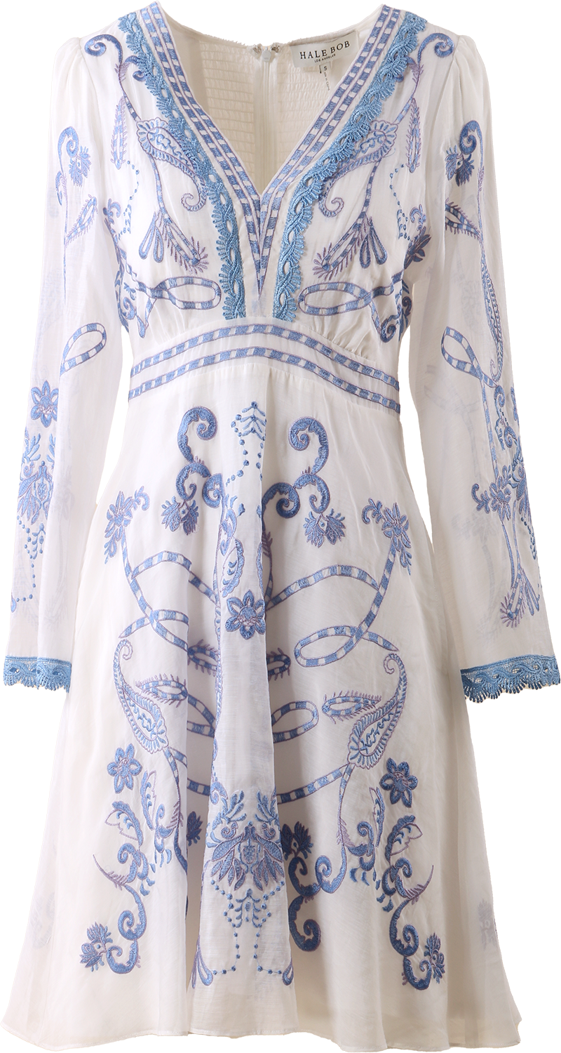 Cassandra Short Dress - Blue