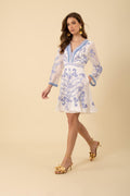 Cassandra Short Dress - Blue