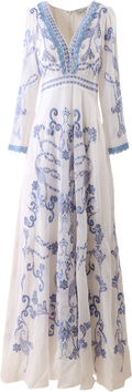 Cassandra Maxi Dress - Blue