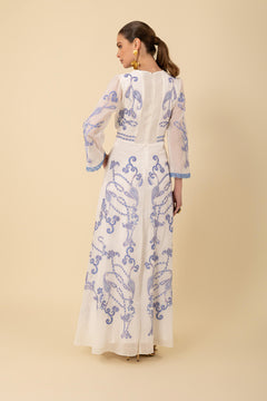 Cassandra Maxi Dress - Blue