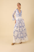 Cassandra Maxi Dress - Blue