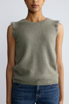 Ebba Waistcoat - Oliven