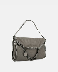 Falabella Fold-Over Tote Bag - Light Grey