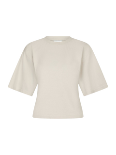 Asha Boxy Tee - Ivory