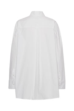 Poplin Oversized Shirt - Bright White