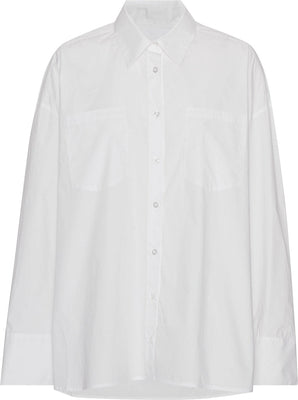 Poplin Oversized Shirt - Bright White