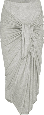 Jersey Wrap Skirt - Glacier Gray