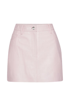 Leather Mini Skirt - Ballerina