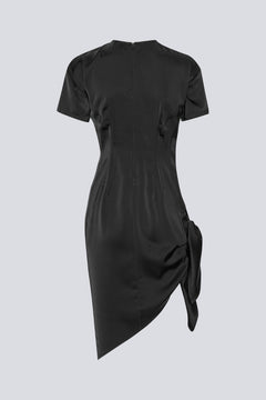 Midi Knot Dress - Black