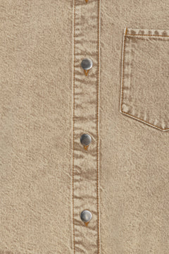 Short Denim Shirt - Pure Cashmere