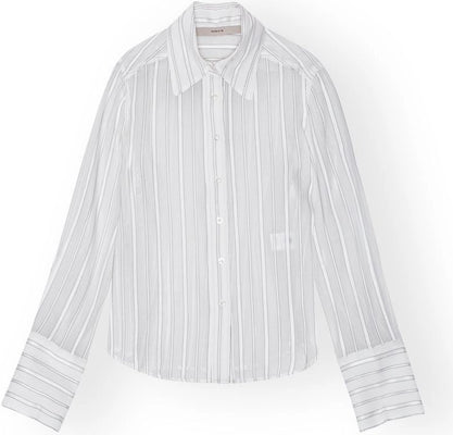 Fitted Shirt - Cloud Dancer Comb.