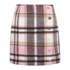 Petra Skirt - Pink Check