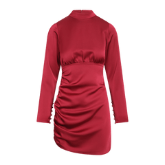 Isabel Dress - Burgundy