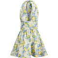 Liora Dress - Lemon Aop