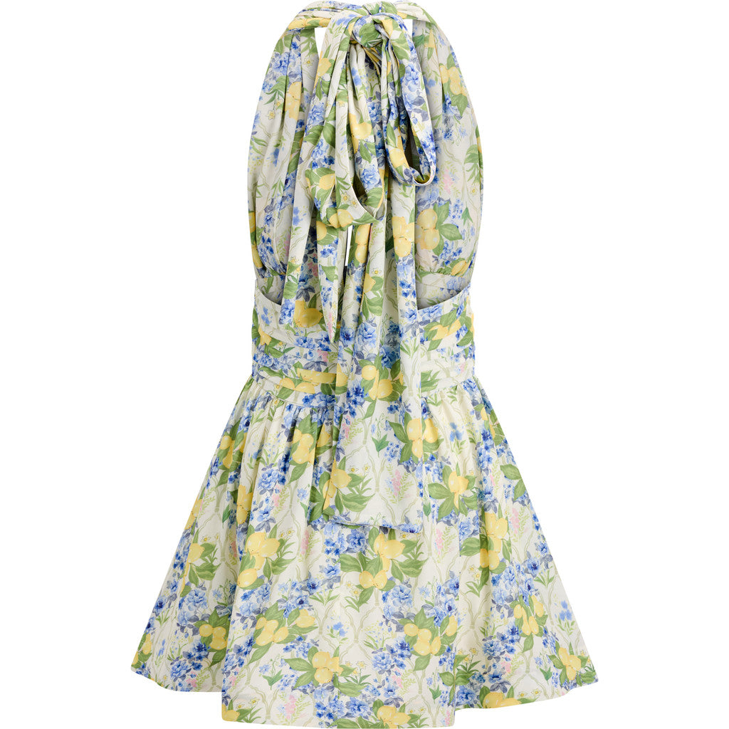 Liora Dress - Lemon Aop