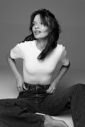 Pippa Rib Tee - White