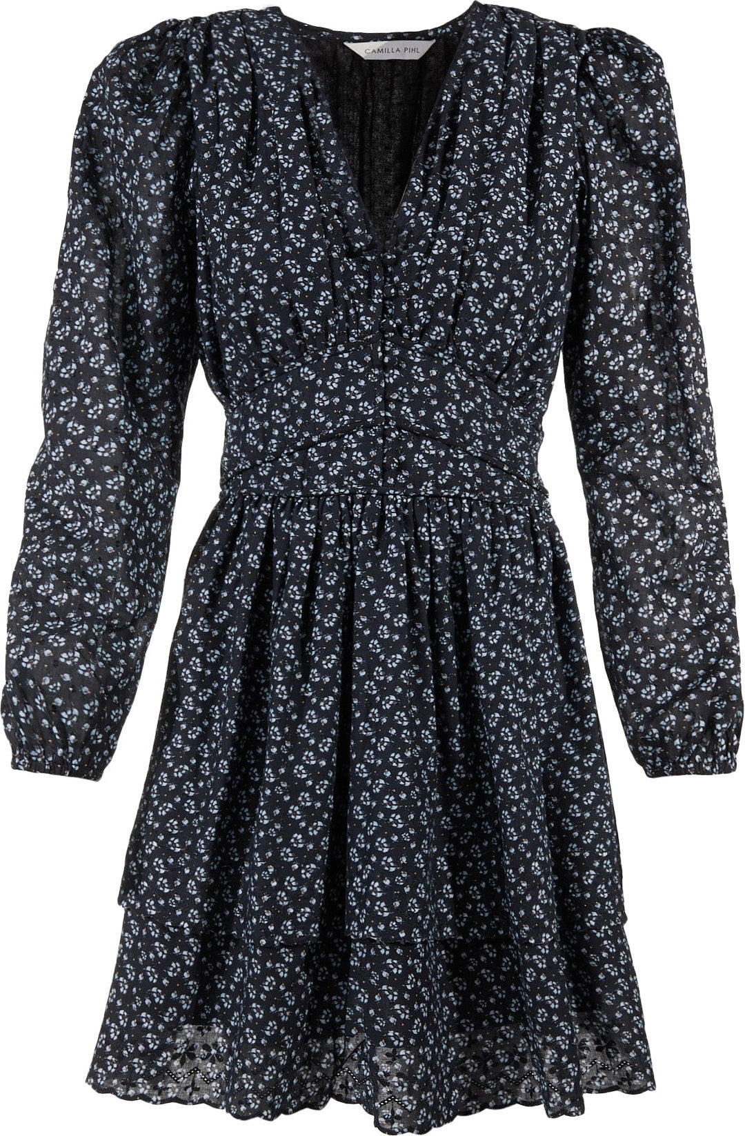 Lea Dress - Black Lupin Print
