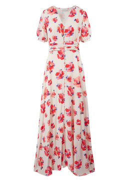 Athalia Dress - Pink Mallow Print