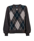 Argyle Pullover - Brown