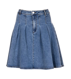 Milano Skirt - Lht Blue Denim