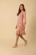 Sevyn Hb Midi Dress - Pink