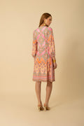 Sevyn Hb Midi Dress - Pink