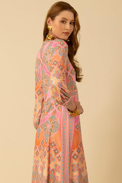 Sevyn Hb Midi Dress - Pink