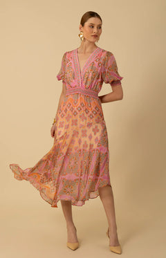 Malaya Long Dress - Pink