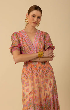 Malaya Long Dress - Pink