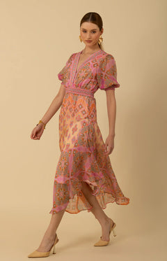 Malaya Long Dress - Pink