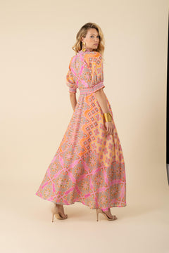 Naya Maxi Dress - Pink