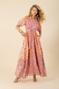 Naya Maxi Dress - Pink