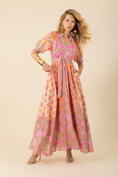 Naya Maxi Dress - Pink